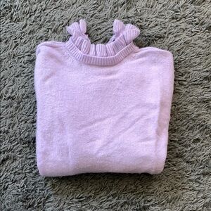 J. Crew Lavender Ruffle Neck Women's Sweater XS